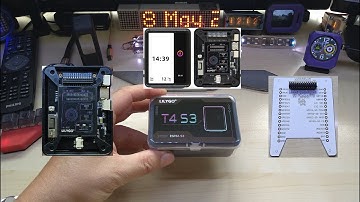 Lilygo T4 S3 Cap. Touch 450x600 2.41" AMOLED Display #ESP32-S3 with Custom Breakout Board by #Hayri