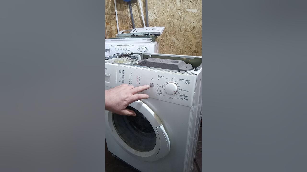 Как снять ошибку бош макс 5 Вход в сервисный тест на стиральной машине BOSCH MAXX 5.Сброс ошибки стиральной 