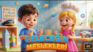 Okul Öncesi Meslek Tanıtımı - Moni ve Melis ile Çocuk Şarkısı Dinle | Çocuk Şarkıları