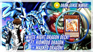 WHITE NIGHT DRAGON DECK! | Ft. KIDMODO DRAGON: + MASKED DRAGON! [Yu-Gi-Oh Duel Links]