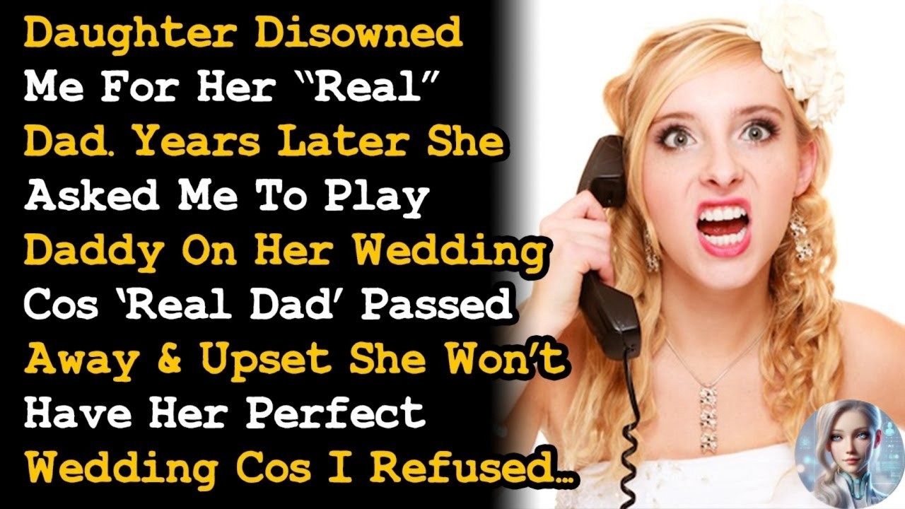 Refused To Play Daddy On My Daughter's Wedding After She Disowned Me For Her Real