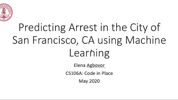 Stanford CS106A - Code in Place Final Project: Predicting Police Arrests.