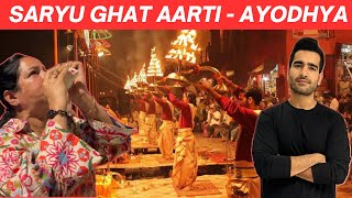 Happy Ram Navami - AYODHYA| Saryu ghat Aarti with maa | Aman and Iti vlogs