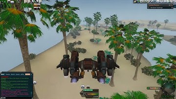 Mining run on Planet Tolan, Entropia Universe.