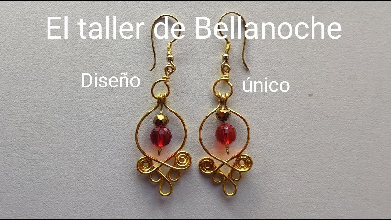 COMO HACER UNOS PENDIENTES BASE DE TREBOL Y ESPIRALES-HOW TO MAKE A CLOVER BASE AND SPIRAL EARRINGS