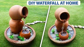 Create Your Own DIY Terracotta Waterfall at Home