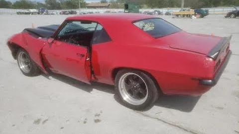 69 CAMARO, Possibly a Z/28, Parts or Restore, Up For Auction At Copart.