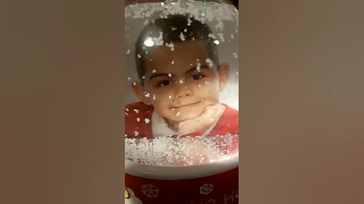 Me in a snow globe