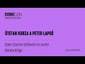 Open Source Software vo svete Networkingu  - Štefan Kobza, Peter Papoš - CODECON 2023