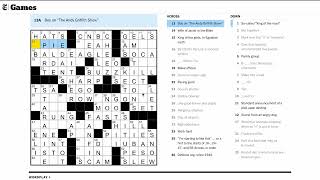 ASMR Crossword | New York Times Crossword | Whispering and Typing