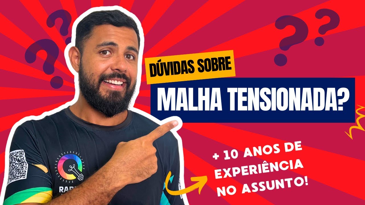 Passo a passo na teoria de como fazer um quadrado de malha tensionada para tetos de quadradinhos