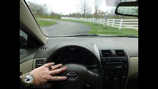 City and Freeway Test Drive of This Awesome 2009 Toyota Corolla LE - 35 MPG, New Tires, Nice Car!
