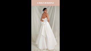 A built-in dress bustle?! 🤯