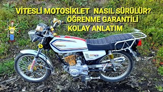 Vitesli Motosiklet Nasıl Sürülür? Öğrenme Garantili Kolay Anlatım #motosiklet #cg #çita