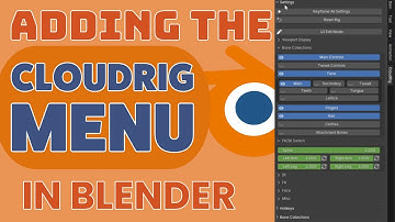 Adding the CloudRig Menu in Blender