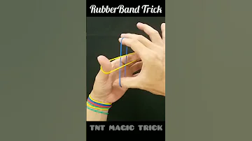 BEST Magic. Tutorial Rubber Band Trick (24). #magic #magictricks #shorts #rubberbandtricks #tutorial