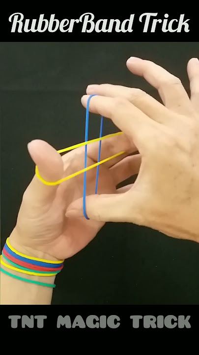 BEST Magic. Tutorial Rubber Band Trick (24). #magic #magictricks #shorts #rubberbandtricks #tutorial