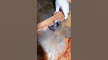 Furniture inner circle grinding process  Good tools and machinery make work easy