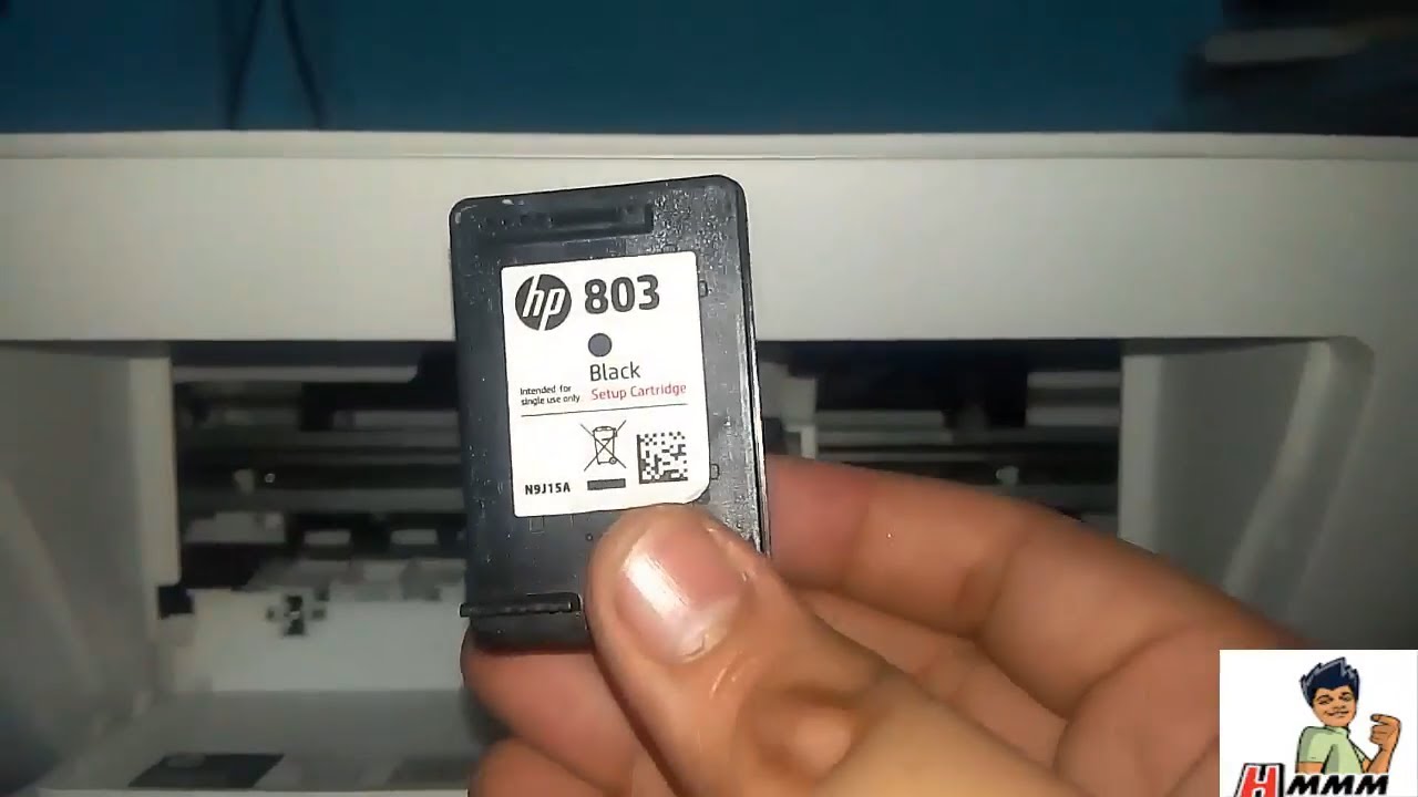 Refill ink in Printer Cartridges in Hindi Hp 803 EASY WAY YouTube