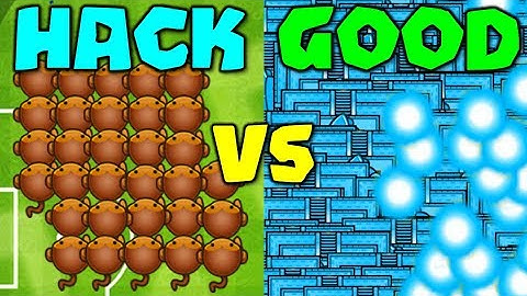 100+ HACKED 0-0 DART MONKEYS VS FULL MAP TEMPLE LATEGAME BATTLE! :: Bloons TD Battles