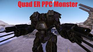 MWO Patch Science - Shooting 4 Clan ER PPCs Simultaneously - Kodiak-4 (#1581)