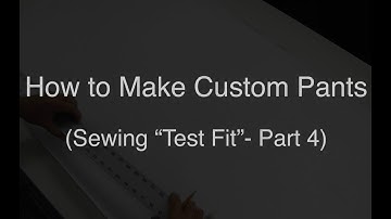 How to Make Custom Pants | Women