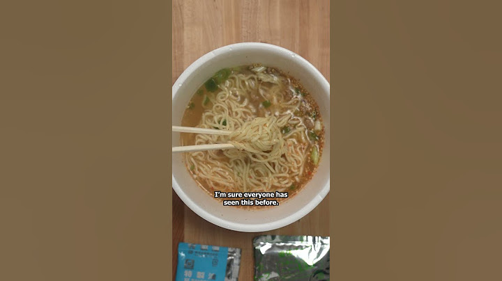 Fanciest Instant Noodle
