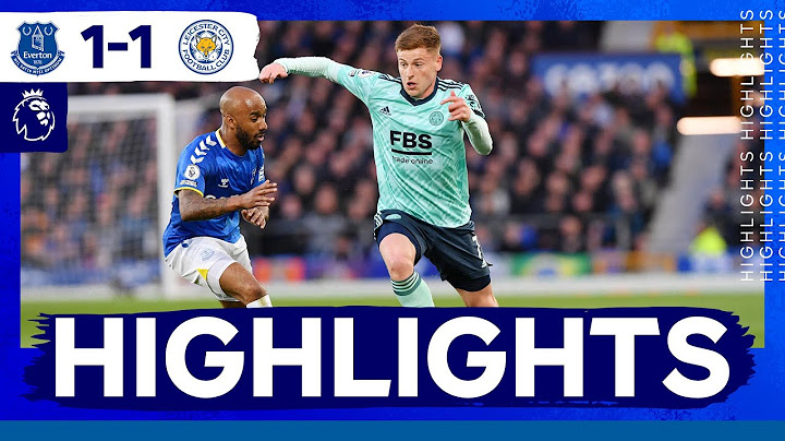 Points Shared At Goodison Park | Everton 1 Leicester City 1