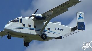 Summit Air Short SC-7 Skyvan Landing at Brize Norton