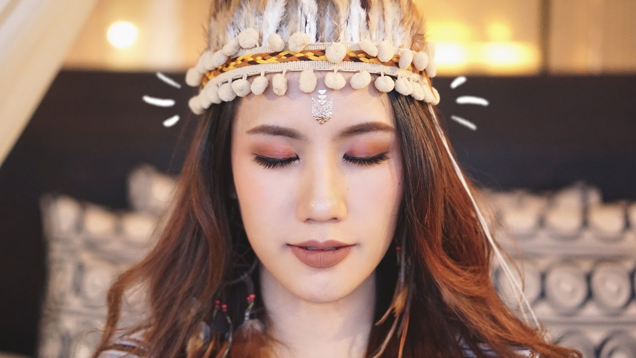 แต่งหน้าชนเผ่า งงๆ Ver.ไม่ใช้รองพื้น | MayyR