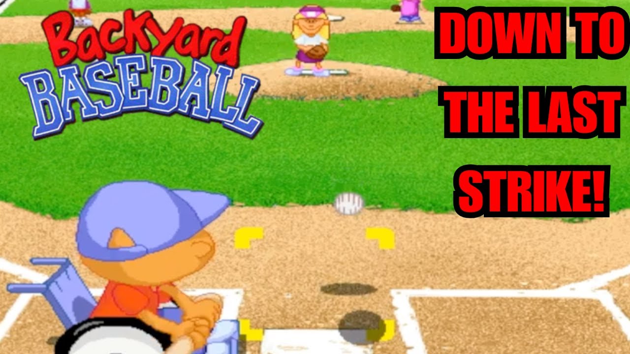 DOWN TO THE LAST STRIKE ON BACKYARD BASEBALL 1997!
