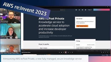 AWS re:Invent 2023: AWS On Air ft. Announcing AWS re:Post Private