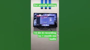 Dvr encoder setting | dvr ki recording ko resolution setting se kaise badhaye | cp plus | dahua, hik