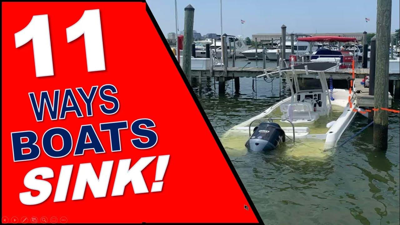 11 Ways You Can Sink Your Boat (And, How to Avoid Them ALL) YouTube
