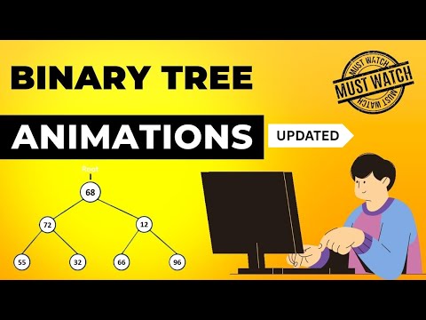 Binary Tree Animations | Data Structure | Visual How