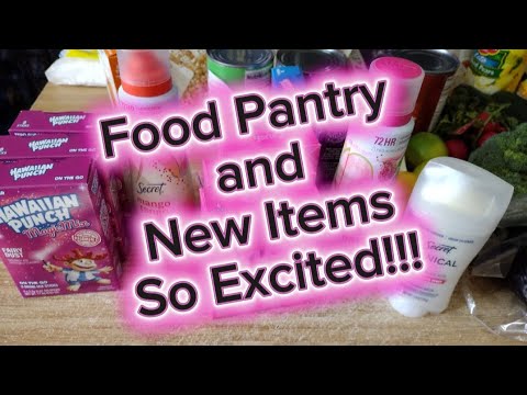 Food Pantry food bank haul church pantry and new items I found woo woo