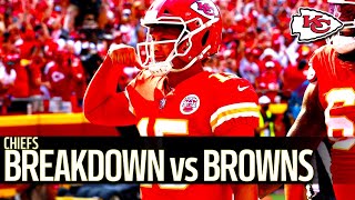 Chiefs Breakdown: KC Downs Browns - Patrick Mahomes Tyreek Hill Travis Kelce lead Wk1 Win