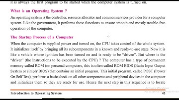 Standard 9   Chapter 5   Introduction to Operating System   Part 1