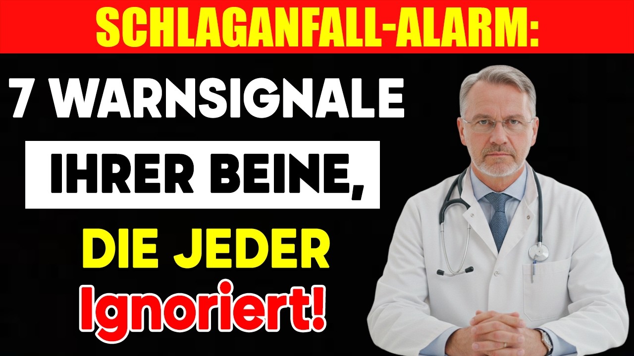 Ein Arzt warnt: 7 versteckte Bein-Signale, die einen Schlaganfall ankündigen!