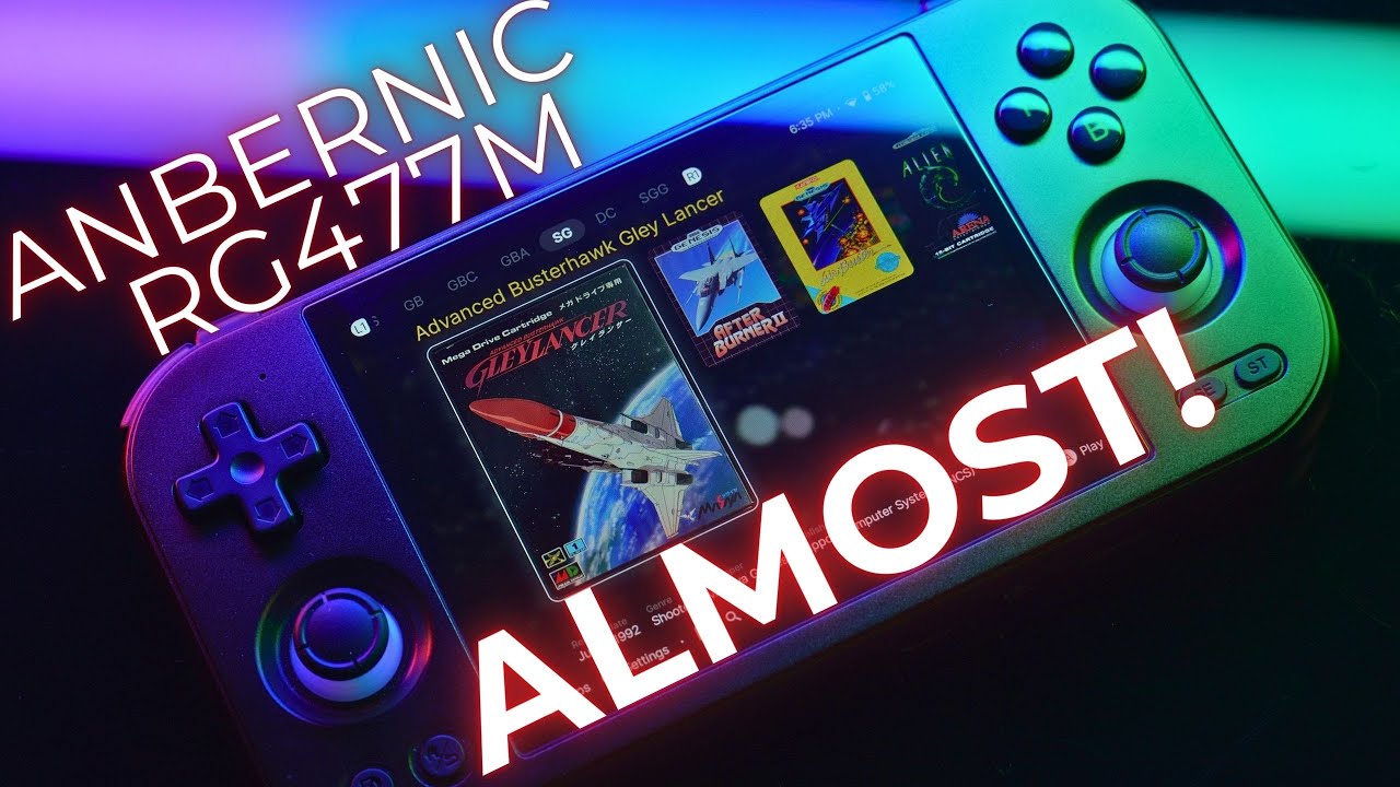 ANBERNIC RG477M 8GBメモリ + 128GB 新品 ANBERNIC RG 477M Handheld Game Console Metal Case Android14