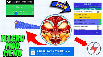Agario New Macro Mod Menu + Zoom lag-free Xelahot Full Control for iOS & Android