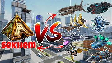 🔥New Sekhem Mothership Vs All Motherships - All Tier 4 Test server - war robots - This vs That