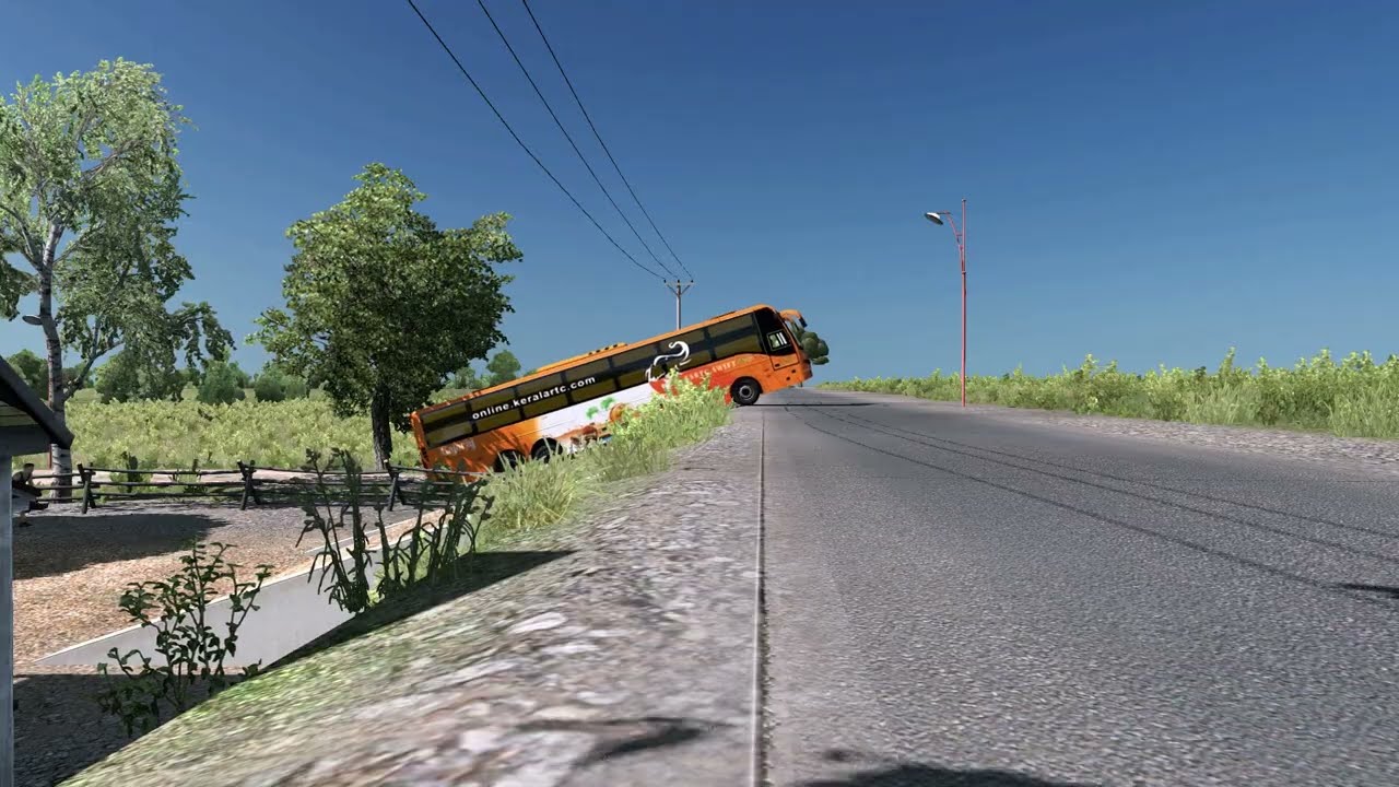 Bus Wala Game #12 | KSRTC Hill Climb Challenge | Monsoon Western Ghats | Bus Driving Video