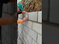 Frizando bloco de concreto #pedreiro #construcao #100k #youtubeshorts