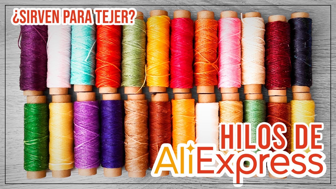 36 Hilos de Aliexpress Review Completa ✨ ¿Sirven para tejer macrame? ● Tutoriales Temuco