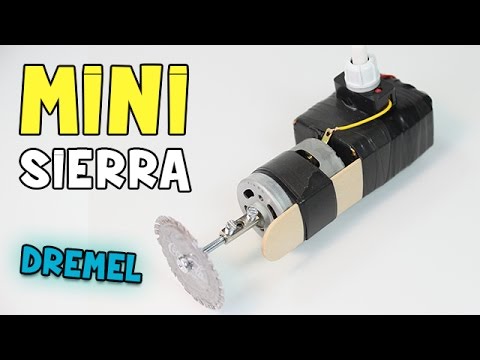 Cómo Hacer Un Mini Sierra y Taladro Potente (Muy fácil de hacer) 
