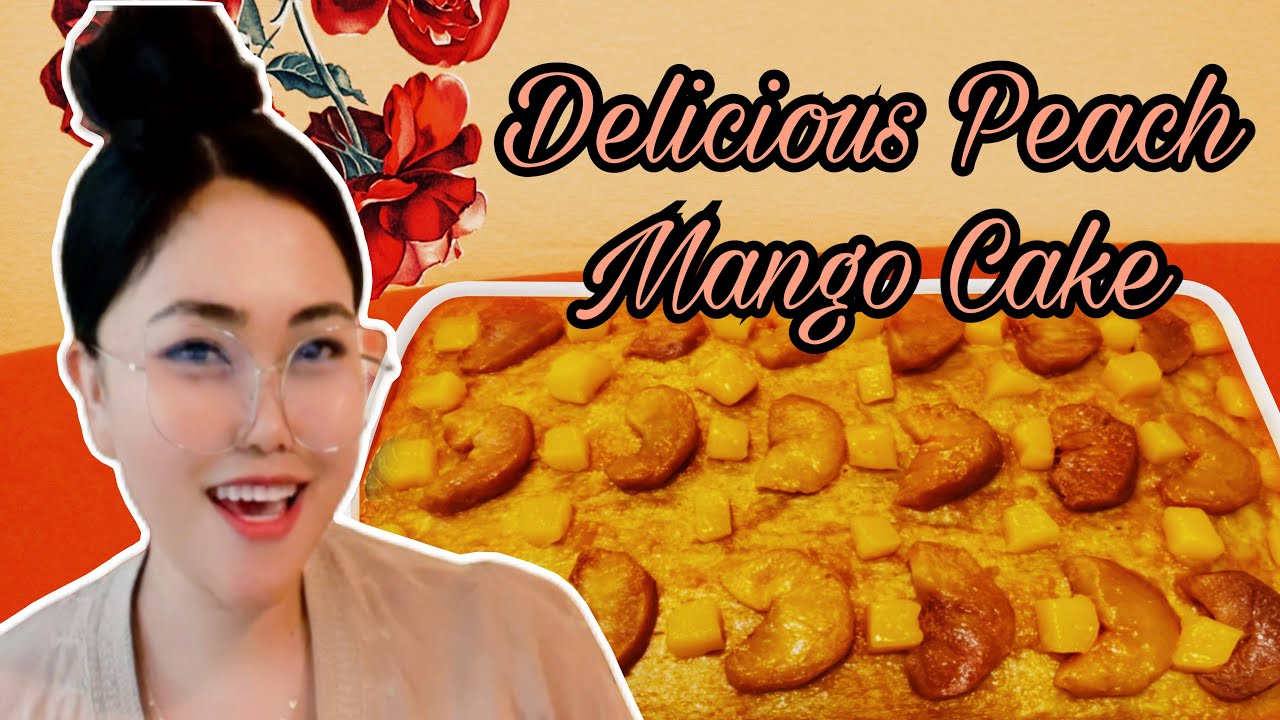 Delicious Peach Mango Cake YouTube