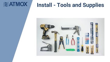 ATMOX Install - Tools and Supplies