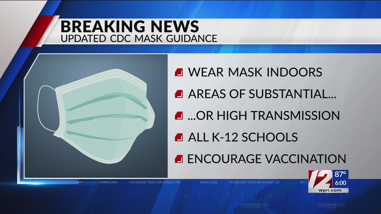 CDC reverses course on indoor masks in some parts of US - YouTube