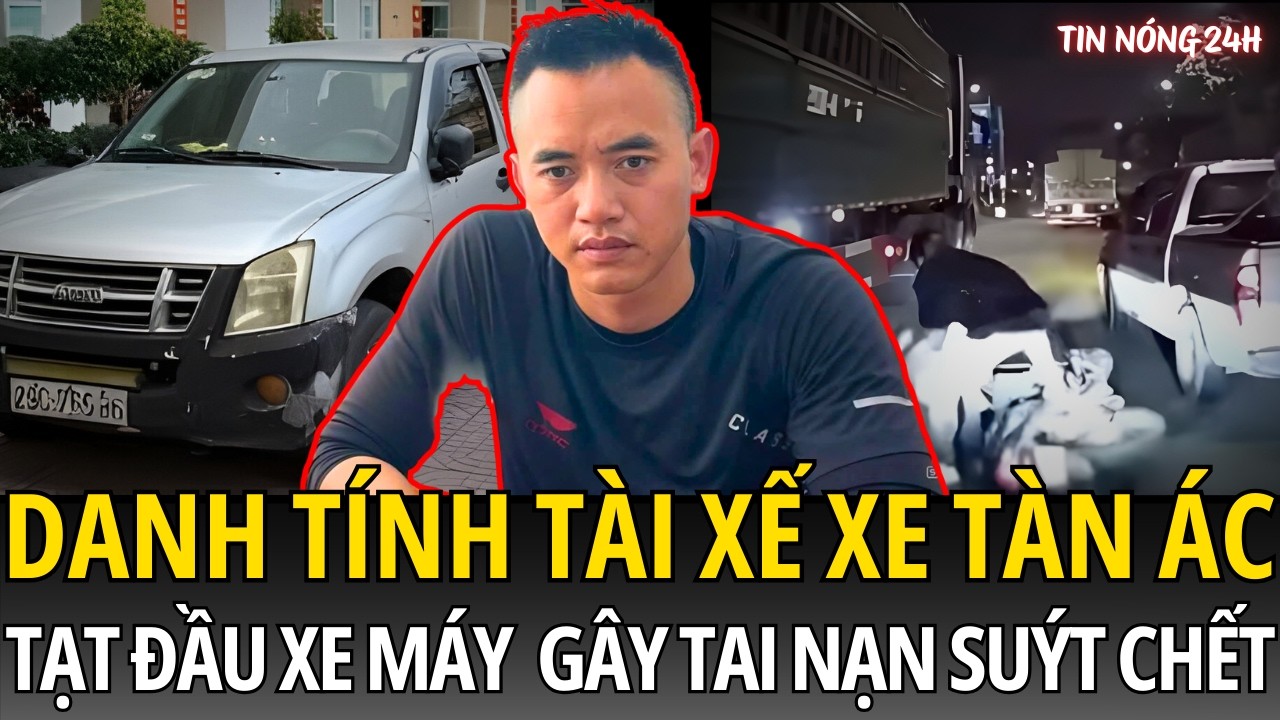 Danh Tính Tài Xế Xe Bán Tải Tạt Đầu Xe Máy Chở Trẻ Em Gây Tai Nạn Suýt Chết Ở Hà Nội | Tin Nóng 24h